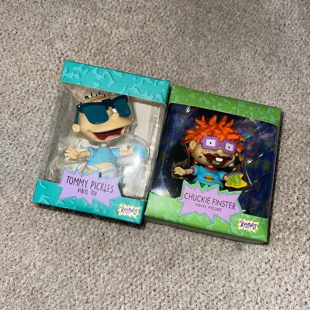 Nickelodeon Rugrats Tommy & Chuckie Vinyl Figure Set